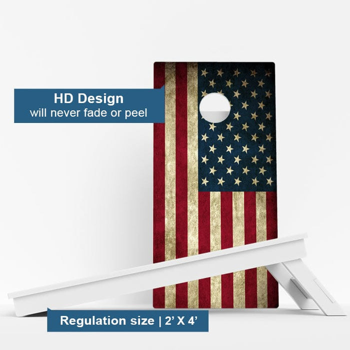 Boards American Flag Weather Proof Cornhole Boards