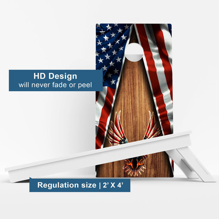 Boards Patriotic Weather Proof Cornhole Boards