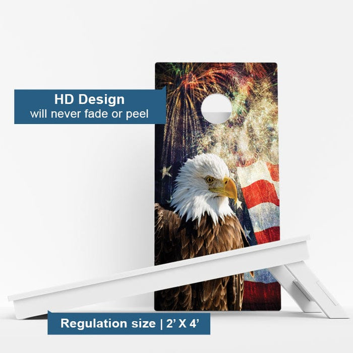 Boards American Flag/Eagle Weather Proof Cornhole Boards