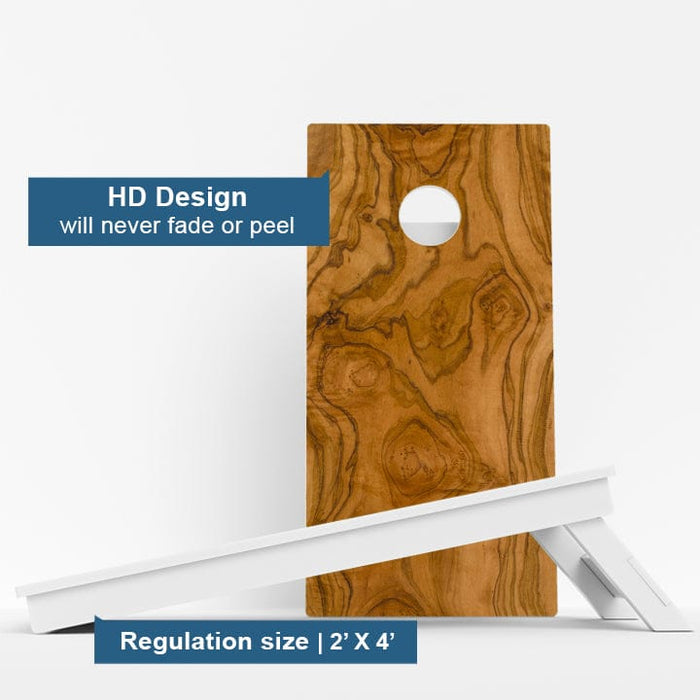Boards Wood Grain Weather Proof Cornhole Boards