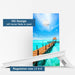 Boards Beach Paradise Weather Proof Cornhole Board