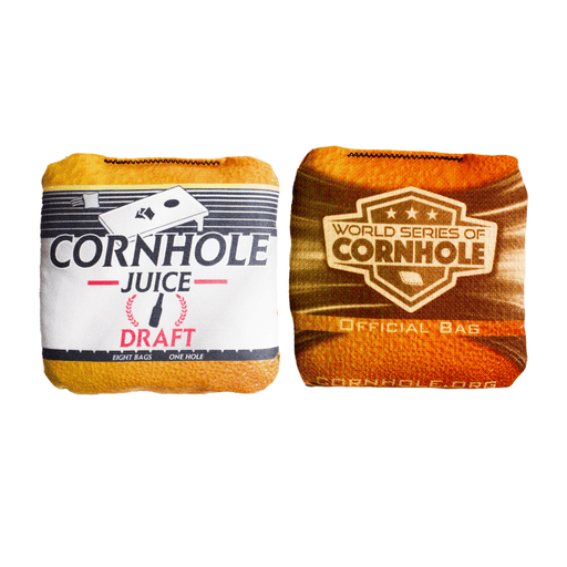 Cornhole Bags World Series of Cornhole 6-IN Professional Cornhole Bag Rapter - Cornhole Juice