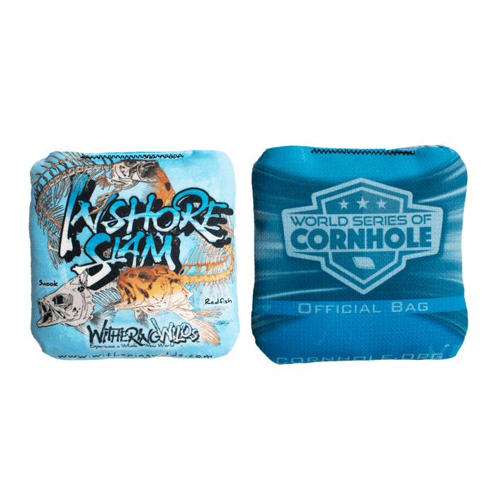 Cornhole Bags World Series of Cornhole 6-IN Professional Cornhole Bag Rapter - Inshore Slam