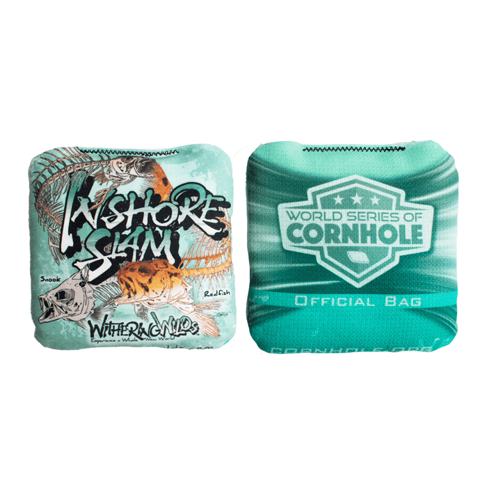 Cornhole Bags World Series of Cornhole 6-IN Professional Cornhole Bag Rapter - Inshore Slam
