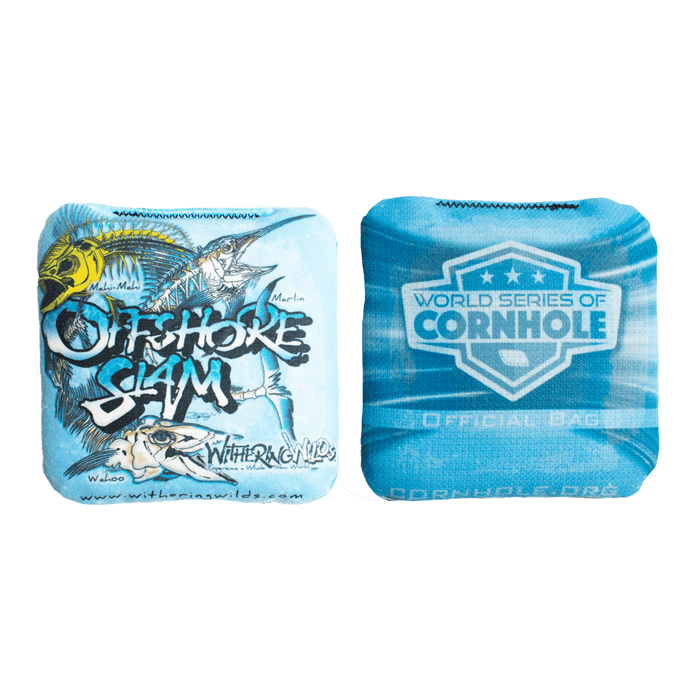 Cornhole Bags World Series of Cornhole 6-IN Professional Cornhole Bag Rapter - Offshore Slam