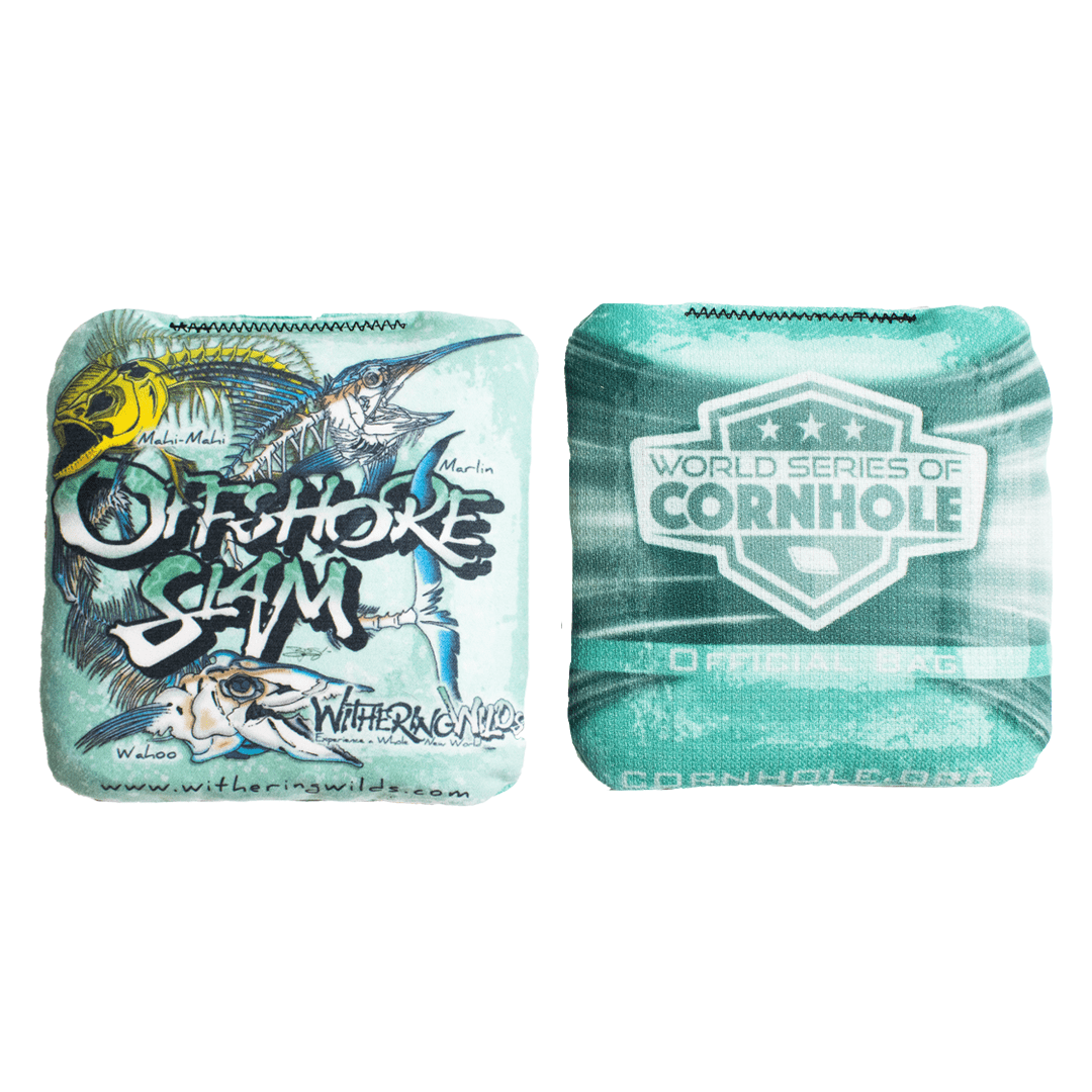 Cornhole Bags World Series of Cornhole 6-IN Professional Cornhole Bag Rapter - Offshore Slam
