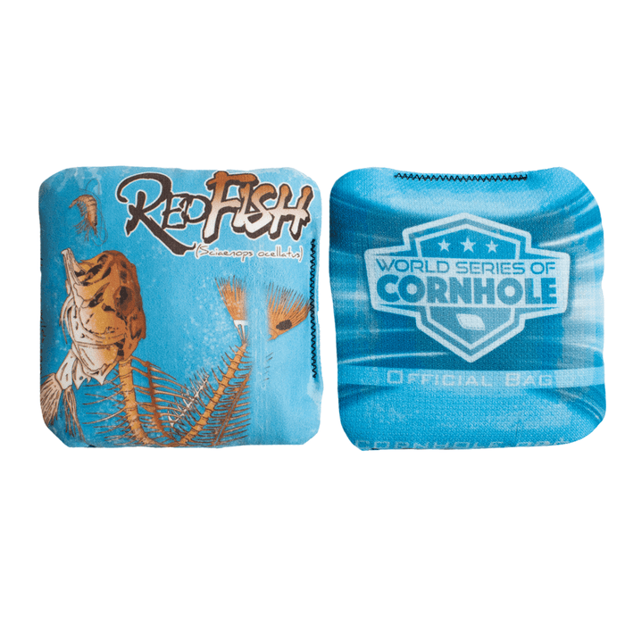 Cornhole Bags World Series of Cornhole 6-IN Professional Cornhole Bag Rapter - Redfish