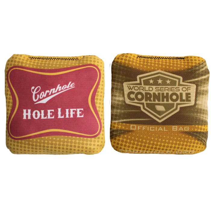 Cornhole Life Yellow & Red - 6 Inch WSOC Official Pro Cornhole Bags