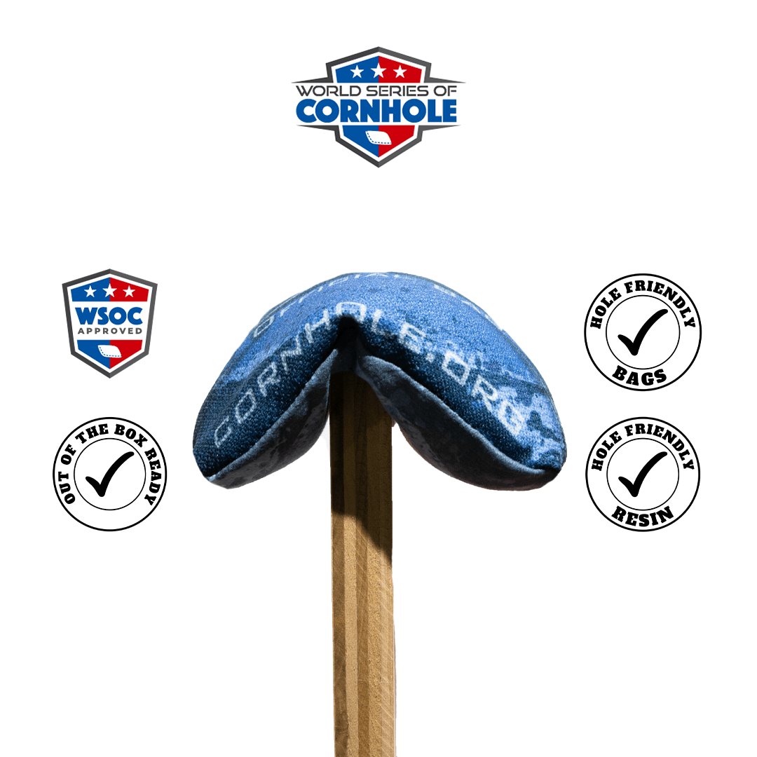 Cornhole Bags World Series of Cornhole 6-IN Professional Cornhole Bag Rapter - Redfish
