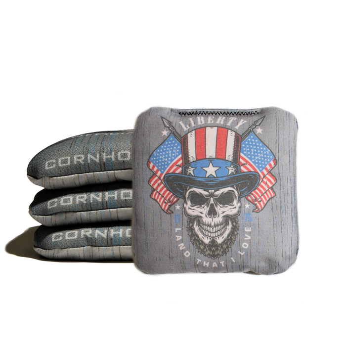 Land that I Love Skull - 6 Inch WSOC Official Pro Cornhole Bags