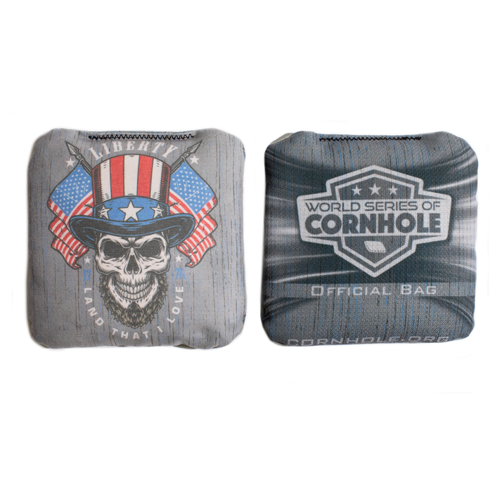Land that I Love Skull - 6 Inch WSOC Official Pro Cornhole Bags
