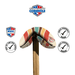Cornhole Bags World Series of Cornhole Official 6-IN Professional Cornhole Bag Rapter - Retro Stripes