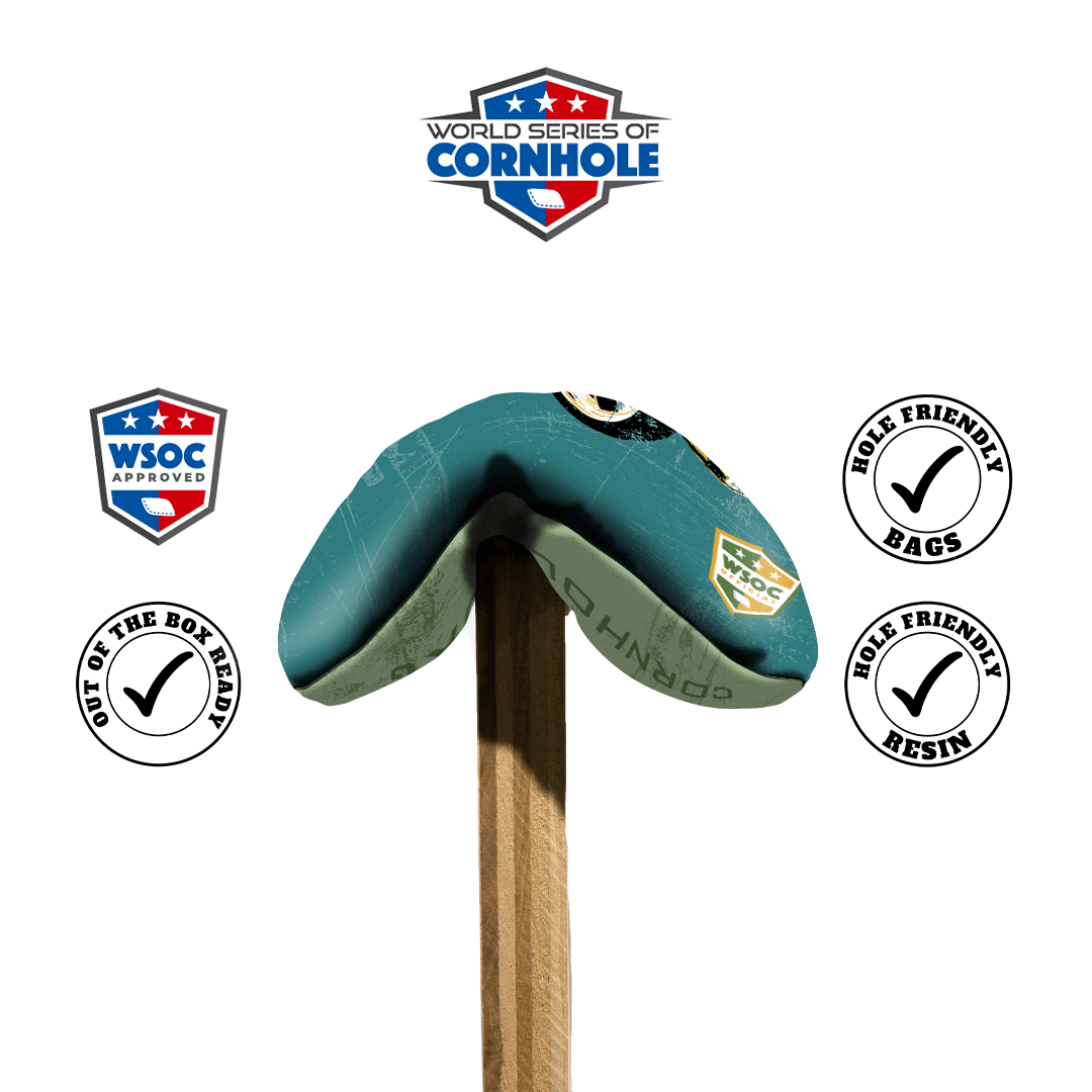 Cornhole Bags World Series of Cornhole 6-IN Professional Cornhole Bag Rapter - 67' Bel Air