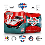 Cornhole Bags World Series of Cornhole 6-IN Professional Cornhole Bag Rapter - 67' Corvette Red