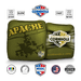 World Series of Cornhole 6-IN Professional Cornhole Bag Rapter - Apache Green