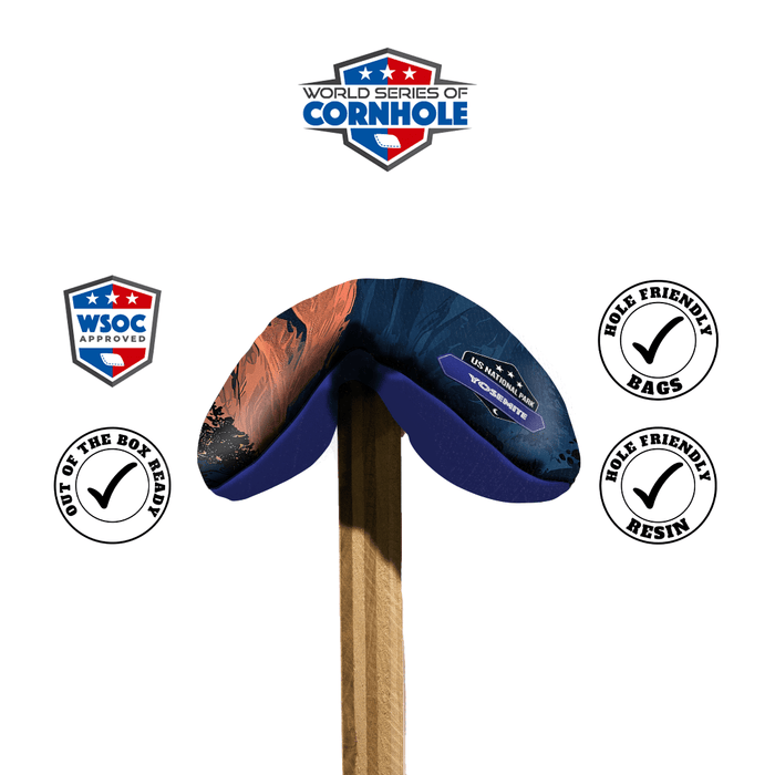 World Series of Cornhole Official 6-IN Professional Cornhole Bag Rapter - Texas