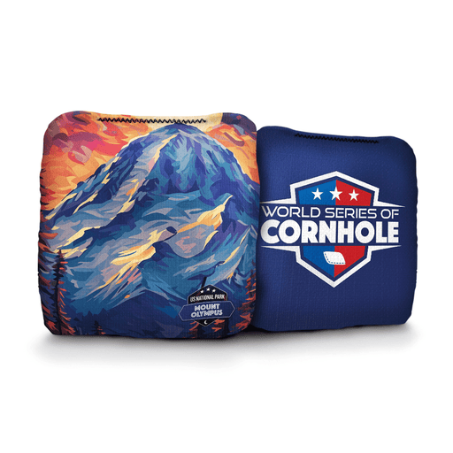 Cornhole Bags 6-IN Professional Cornhole Bag Rapter - National Park - Mt. Olympus