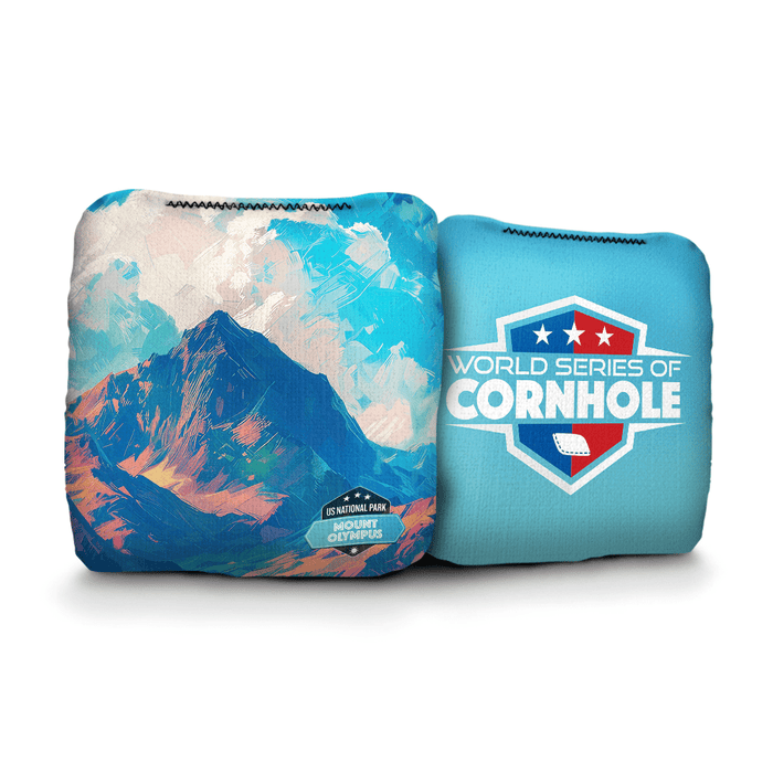 Cornhole Bags World Series of Cornhole 6-IN Professional Cornhole Bag Rapter - Mt. Olympus National Park