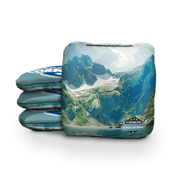 Kenai Fjords National Park - 6 Inch WSOC Official Pro Cornhole Bags
