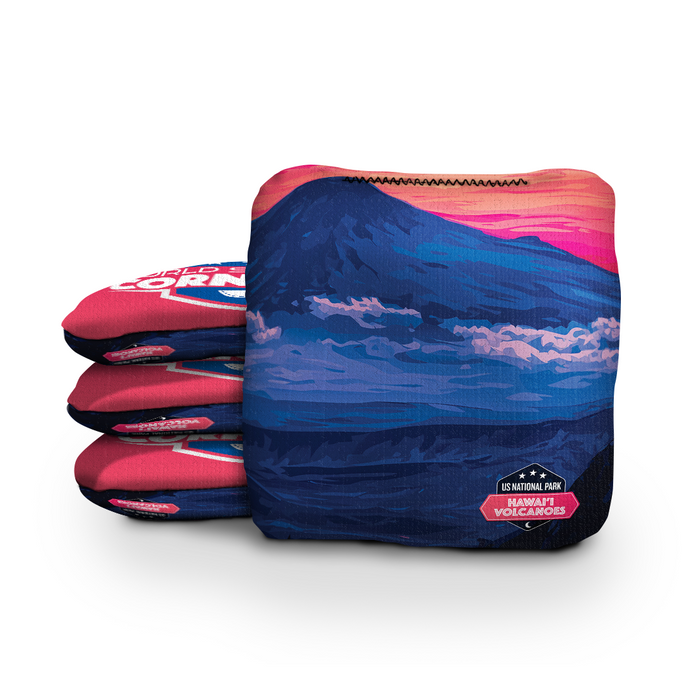Hawaii Volcanoes National Park - 6 Inch WSOC Official Pro Cornhole Bags