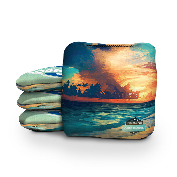 Gulf Shores National Park - 6 Inch WSOC Official Pro Cornhole Bags