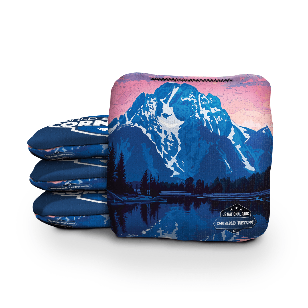Cornhole Bags World Series of Cornhole 6-IN Professional Cornhole Bag Rapter - Grand Teton National Park