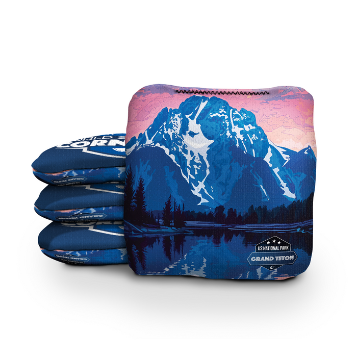 Grand Teton National Park - 6 Inch WSOC Official Pro Cornhole Bags