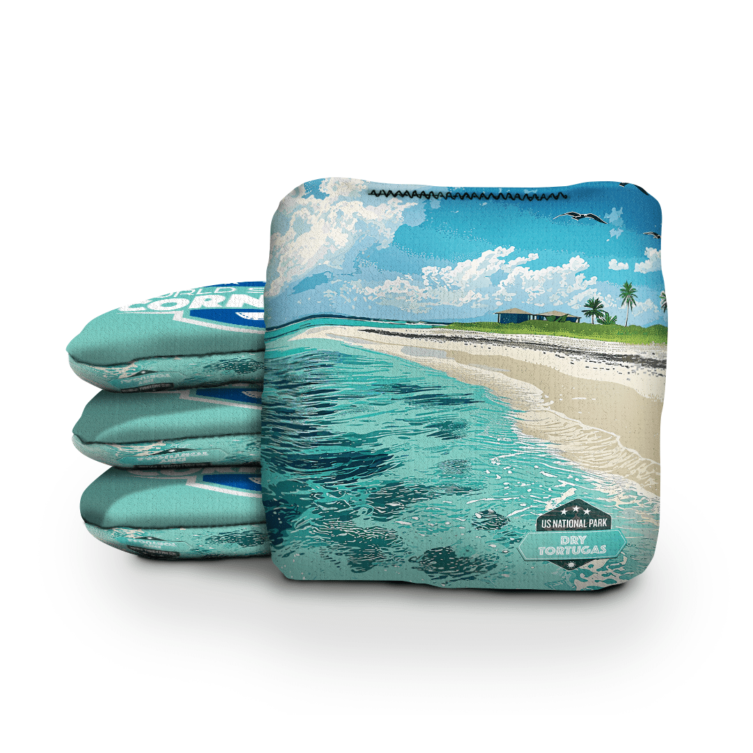 Cornhole Bags World Series of Cornhole 6-IN Professional Cornhole Bag Rapter - Dry Tortugas National Park