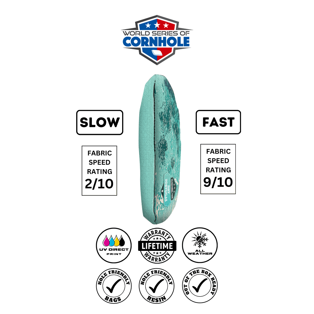 Cornhole Bags World Series of Cornhole 6-IN Professional Cornhole Bag Rapter - Dry Tortugas National Park