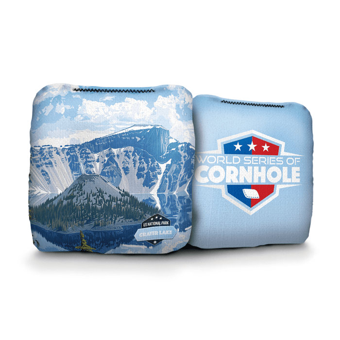 Cornhole Bags World Series of Cornhole 6-IN Professional Cornhole Bag Rapter - Crater Lake National Park