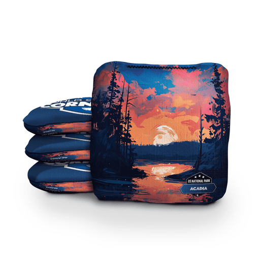 Cornhole Bags World Series of Cornhole 6-IN Professional Cornhole Bag Rapter - Acadia National Park