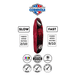Cornhole Bags World Series of Cornhole 6-IN Professional Cornhole Bag Rapter - Alabama Crimson Tide