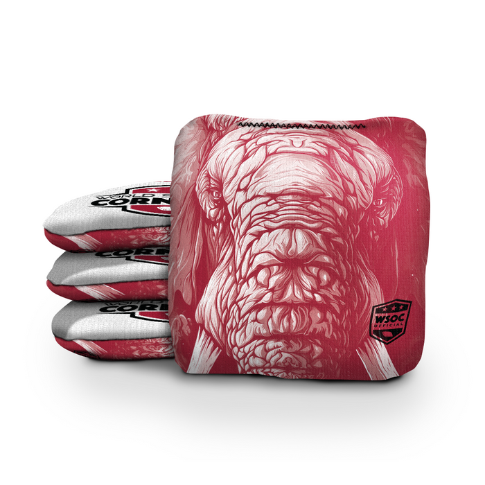 Alabama Crimson Tide - 6 Inch WSOC Official Pro Cornhole Bags