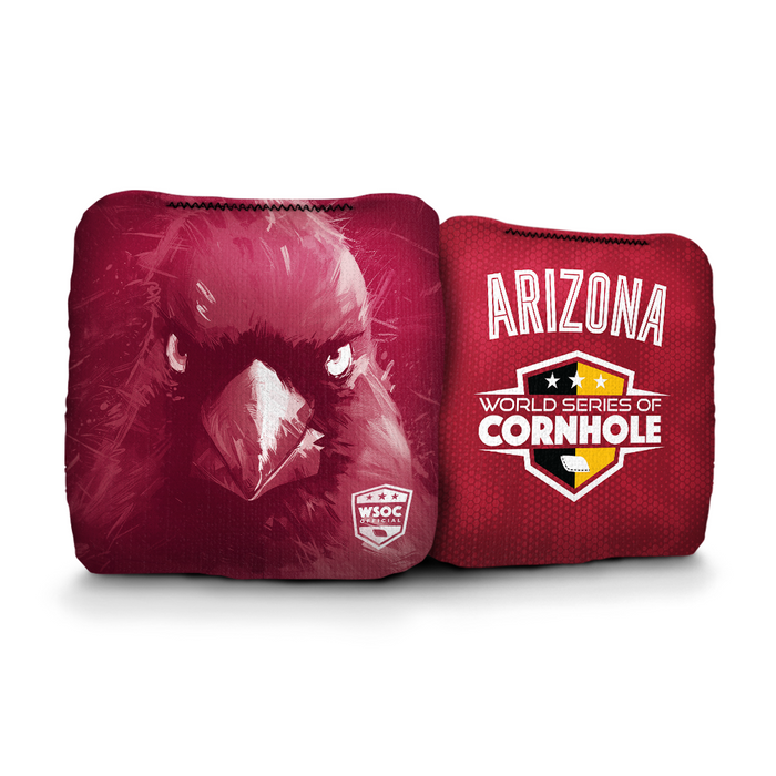 Arizona Cardinals - 6 Inch WSOC Official Pro Cornhole Bags