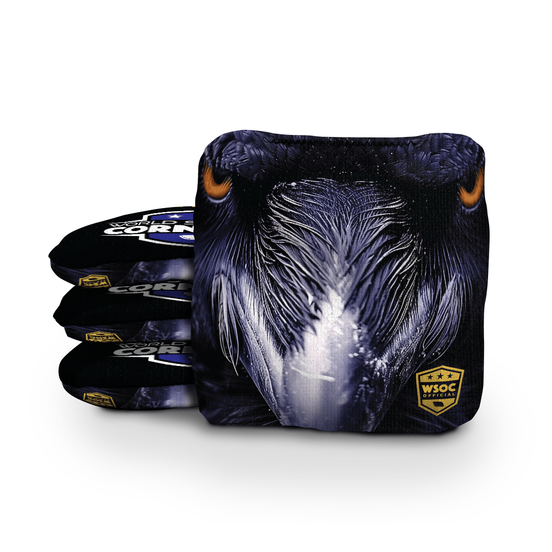Cornhole Bags World Series of Cornhole 6-IN Professional Cornhole Bag Rapter - Baltimore