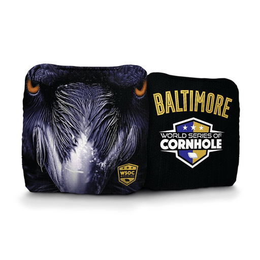 Cornhole Bags World Series of Cornhole 6-IN Professional Cornhole Bag Rapter - Baltimore