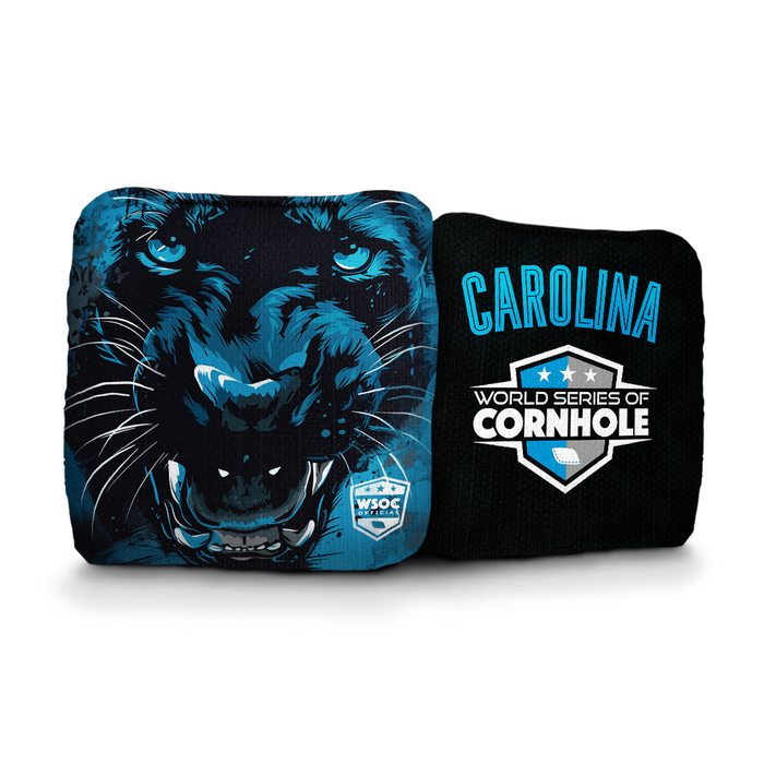 Carolina Panthers - 6 Inch WSOC Official Pro Cornhole Bags