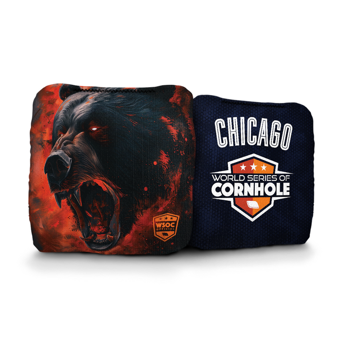 Chicago Bears - 6 Inch WSOC Official Pro Cornhole Bags