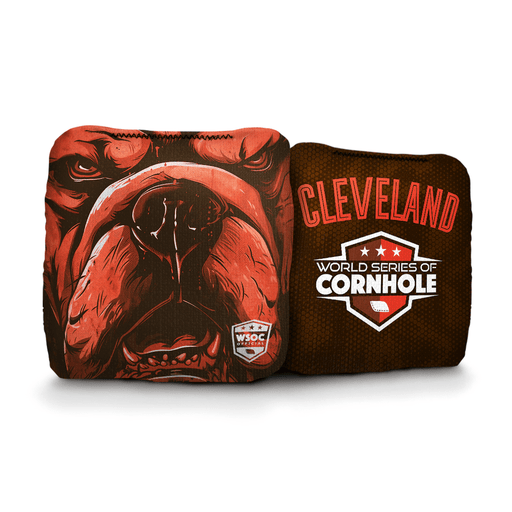 Cornhole Bags 6-IN Professional Cornhole Bag Rapter - Cleveland