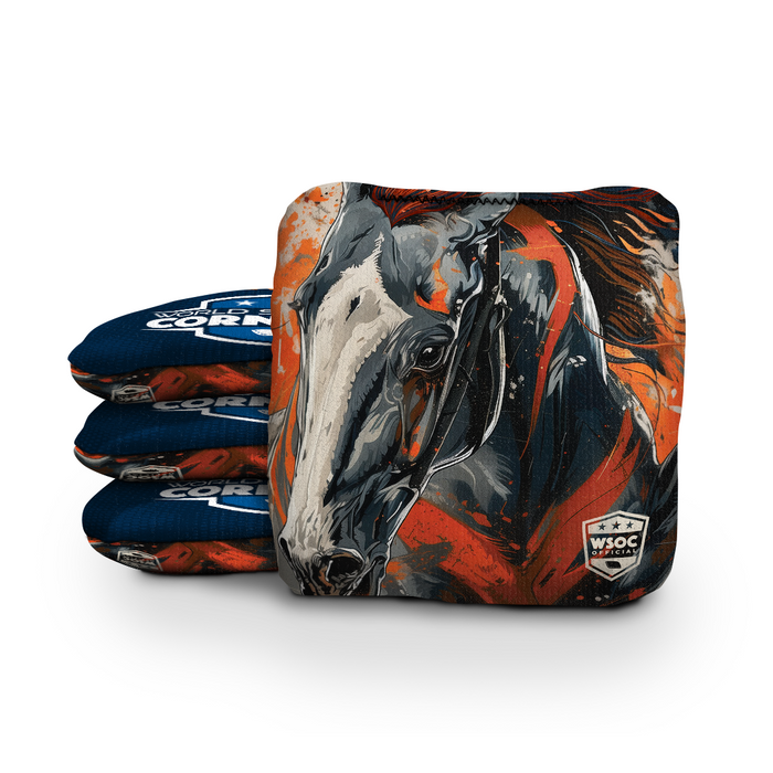 Denver Broncos - 6 Inch WSOC Official Pro Cornhole Bags