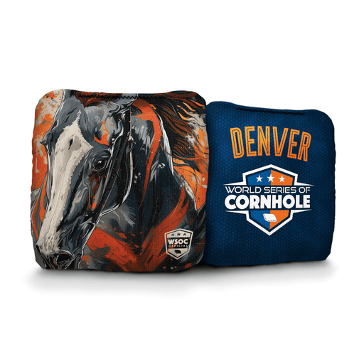 Cornhole Bags 6-IN Professional Cornhole Bag Rapter - Denver