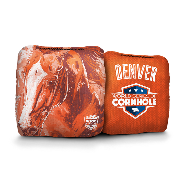 Denver Broncos - 6 Inch WSOC Official Pro Cornhole Bags