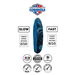 Cornhole Bags World Series of Cornhole 6-IN Professional Cornhole Bag Rapter - Detroit
