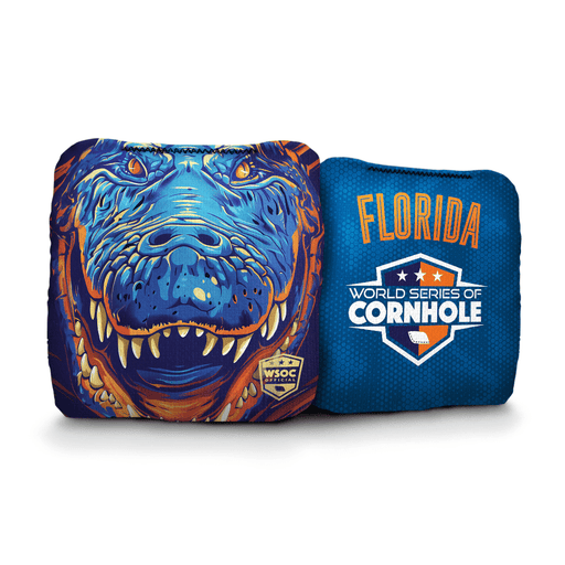 Cornhole Bags World Series of Cornhole 6-IN Professional Cornhole Bag Rapter - Florida Gators