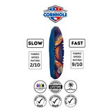 Cornhole Bags World Series of Cornhole 6-IN Professional Cornhole Bag Rapter - Florida Gators