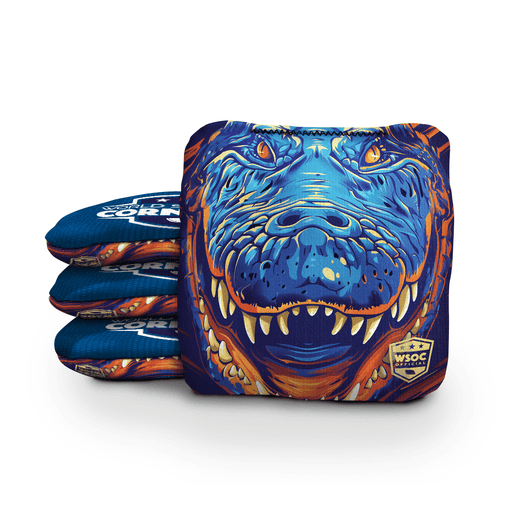Cornhole Bags World Series of Cornhole 6-IN Professional Cornhole Bag Rapter - Florida Gators