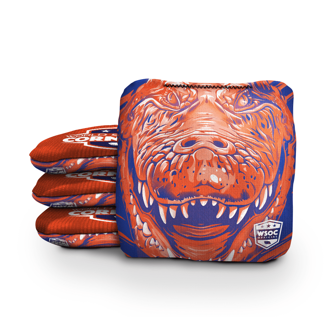 Cornhole Bags World Series of Cornhole 6-IN Professional Cornhole Bag Rapter - Florida Gators