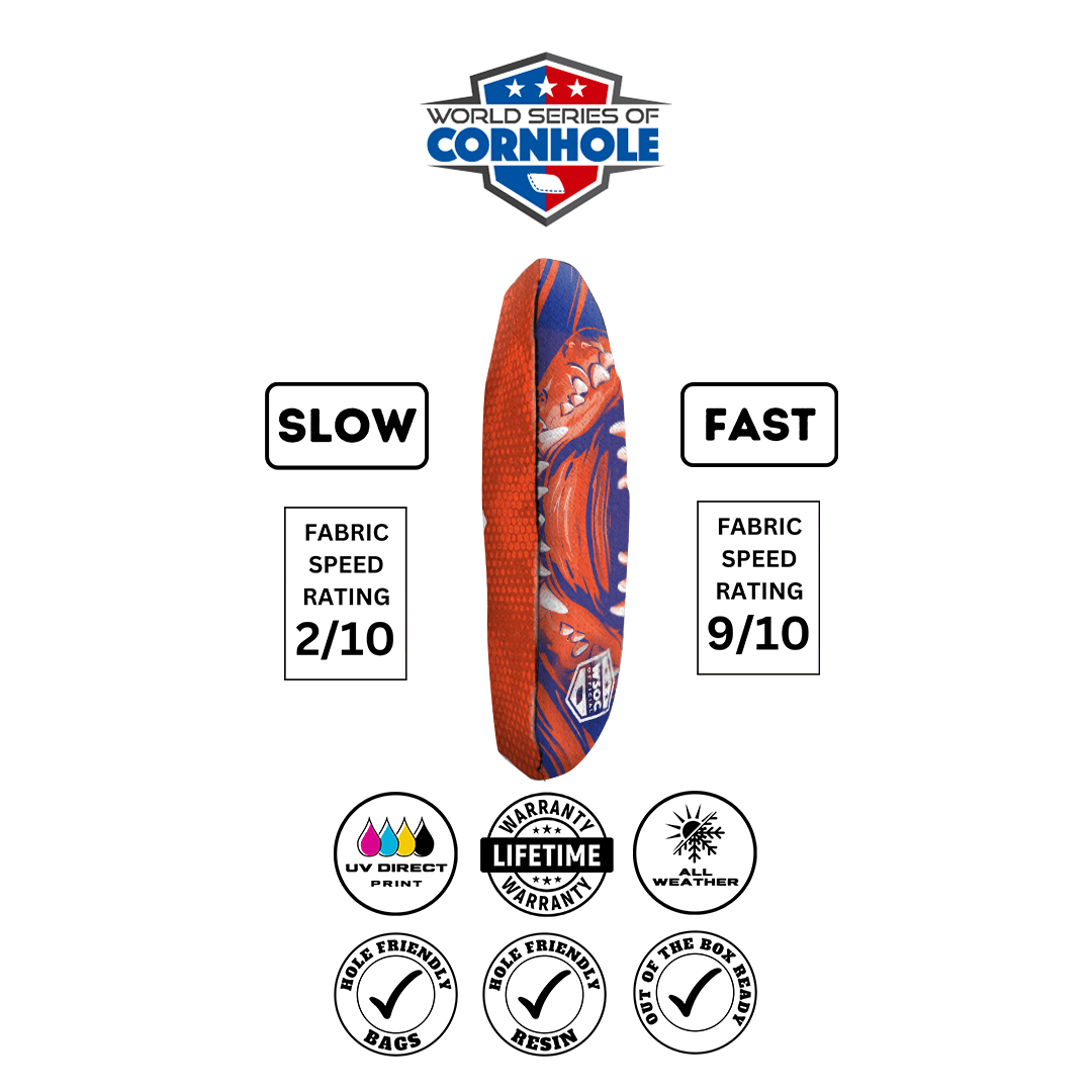 Cornhole Bags World Series of Cornhole 6-IN Professional Cornhole Bag Rapter - Florida Gators