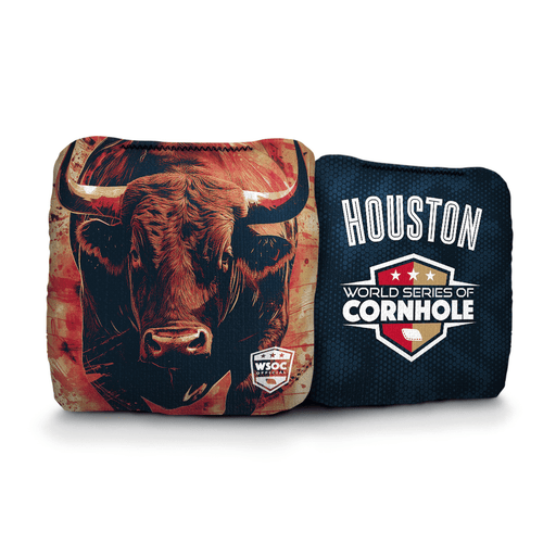 Cornhole Bags World Series of Cornhole 6-IN Professional Cornhole Bag Rapter - Houston