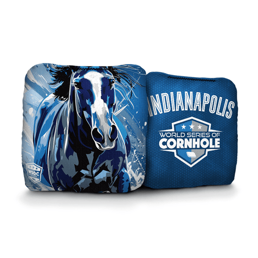 Cornhole Bags World Series of Cornhole 6-IN Professional Cornhole Bag Rapter - Indianapolis
